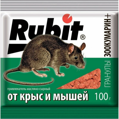 Защита от грызунов RUBIT зоокумарин+ 22580
