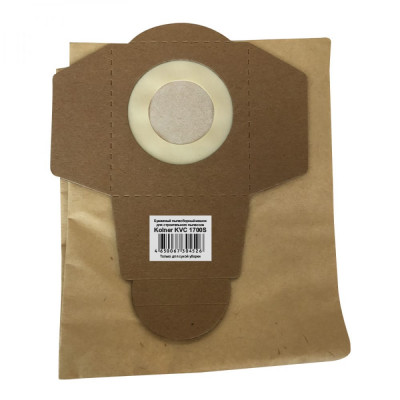 Бумажный пылесборный мешок для KVC1700S и KVC1800DS Kolner кн1700с-1800бпм