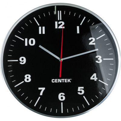 Настенные часы Centek CT-7100 Black