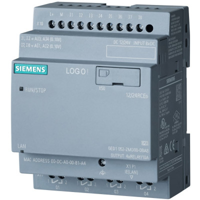 Микроконтроллер Siemens LOGO! 6ED10522MD080BA1