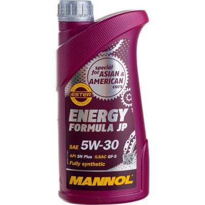 Синтетическое моторное масло MANNOL ENERGY FORMULA JP 5W30 1059