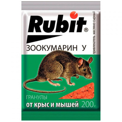 Защита от грызунов RUBIT зоокумарин+ 43820