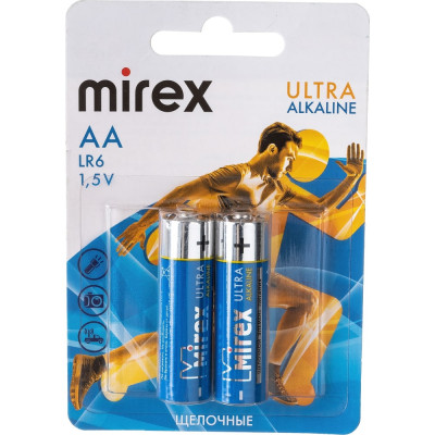 Щелочная батарея Mirex 23702-LR6-E2