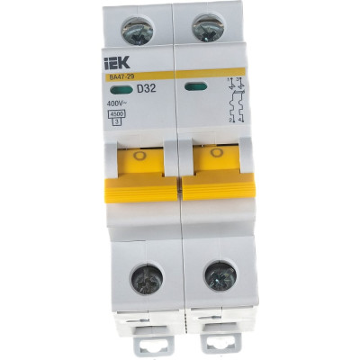 Автоматический выключатель IEK ВА47-29 MVA20-2-032-D