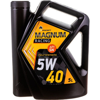 Синтетическое моторное масло Роснефть Magnum Racing 5W-40 (РНПК) SN/A3/B4 40801650