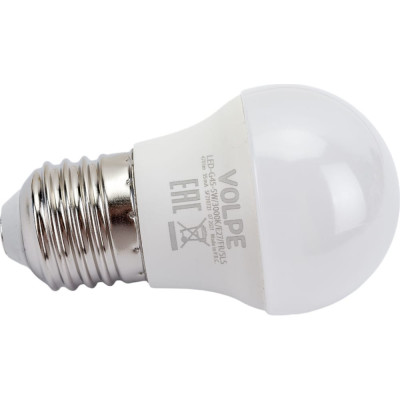 Светодиодная лампа Volpe LED-G45-5W/3000K/E27/FR/SLS UL-00008803