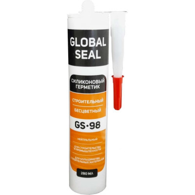 Силиконовый нейтральный герметик GlobalSeal GS-98 3980011