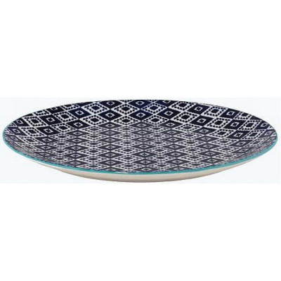 Керамическая плоская круглая тарелка Ladina A130074