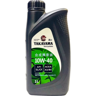 Моторное масло TAKAYAMA SAE 10W-40, API SL/CF 605525