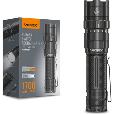 Портативный светодиодный фонарик Videx VLF-A156R