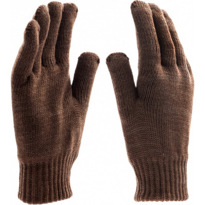 Полушерстяные двойные трикотажные перчатки СИБРТЕХ 68633