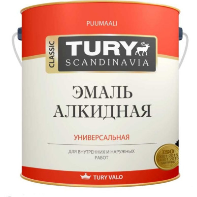 Алкидная эмаль TURY ПФ-115 20011830