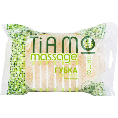 Губка для тела TIAMO Massage ОВАЛ 7717