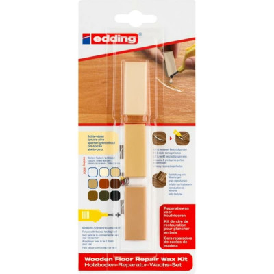 Восковой набор для ремонта деревянных полов EDDING 8902 E-8902#3-B#609