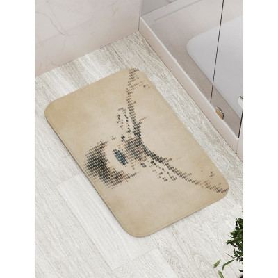Противоскользящий коврик для ванной, сауны, бассейна JOYARTY Теневой олень bath_15538