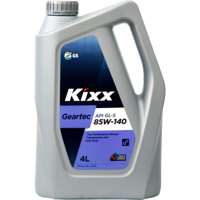 Полусинтетическое трансмиссионное масло KIXX GEARTEC GL-5 85W-140 L2984440E1