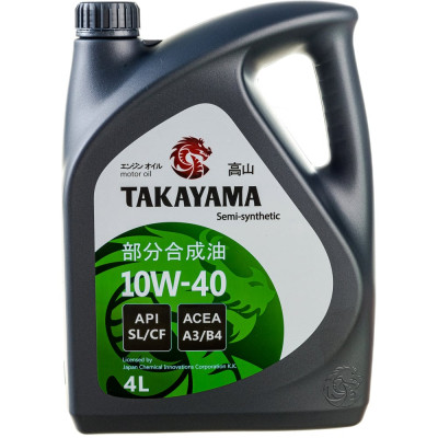 Моторное масло TAKAYAMA SAE 10W-40, API SL/CF 605518