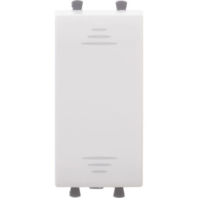 Модульный одноклавишный выключатель DKC Avanti Белое облако 4400101