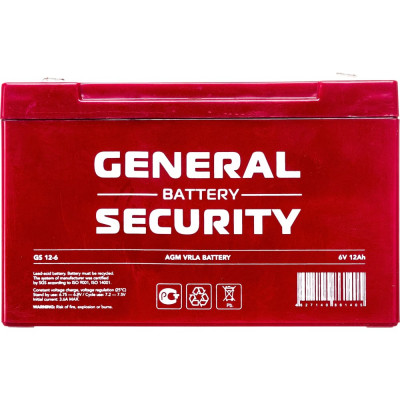 Аккумулятор для ИБП General Security GS12-6