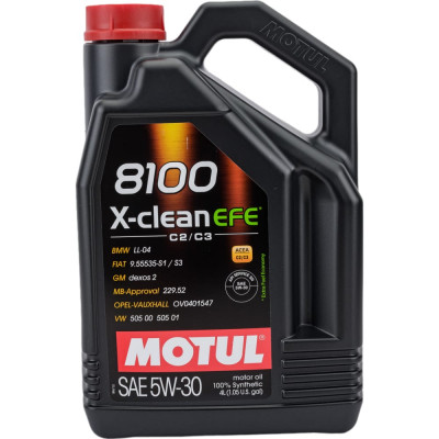 Моторное масло MOTUL 8100X-clean EFE 5W30 109171