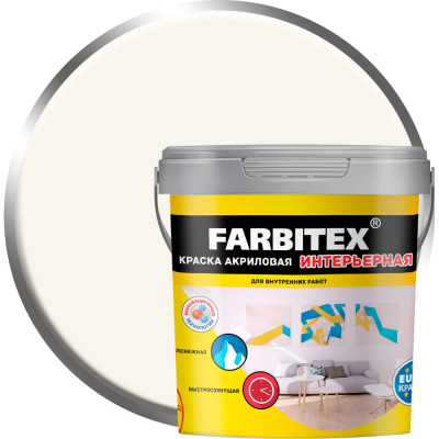 Интерьерная акриловая краска Farbitex 4300003222