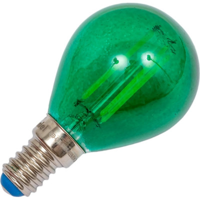 Светодиодная лампа Uniel LED-G45-5W/GREEN/E14 GLA02GR UL-00002987