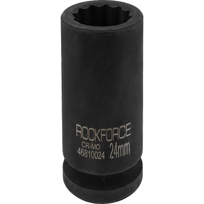 Глубокая ударная двенадцатигранная торцевая головка Rockforce RF-46810024