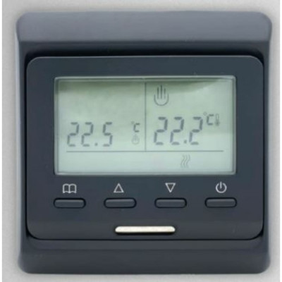 Электронный терморегулятор для теплого пола ТеплоСофт E51.716 51716/черный