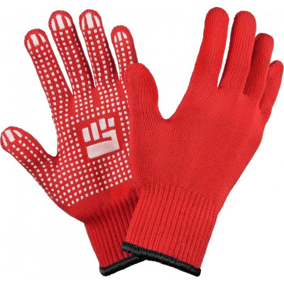 Трикотажные двухслойные перчатки Фабрика перчаток 6-10-2C-КР-XL