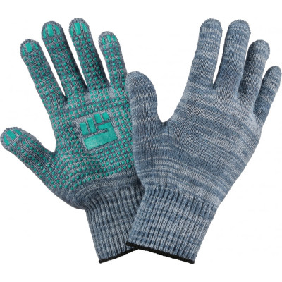 Стандартные хлопчатобумажные перчатки Фабрика перчаток 5-10-СТ-СЕР-(M)