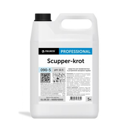 Жидкий препарат для удаления засоров в сточных трубах PRO-BRITE SCUPPER-KROT 090-5