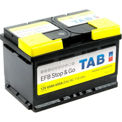 Аккумуляторная батарея TAB EFB Stop & Go 6СТ-65.0 212065 212065
