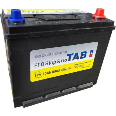Аккумуляторная батарея TAB EFB Stop&Go 6СТ-70.0 57029 212270