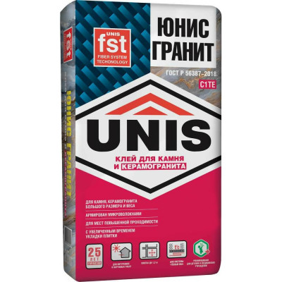 Плиточный клей UNIS Юнис-Гранит 4607005180018