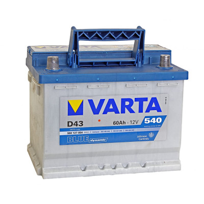 Автомобильный аккумулятор Varta 6СТ60з BD 560 127 054 316 2 D43