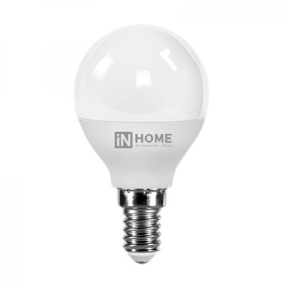 Светодиодная лампа IN HOME LED-ШАР-VC 4690612020549