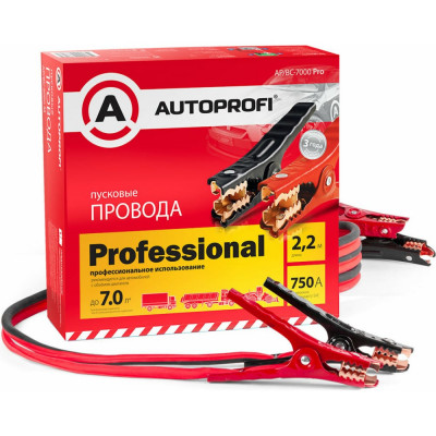 Пусковые провода AUTOPROFI 1 6 AP BC - 7000 Pro