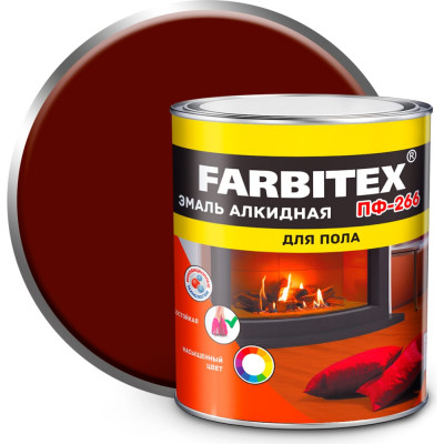 Алкидная эмаль Farbitex ПФ-266 4300006015