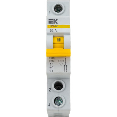 Трехпозиционный выключатель-разъединитель IEK ВРТ-63 MPR10-1-063