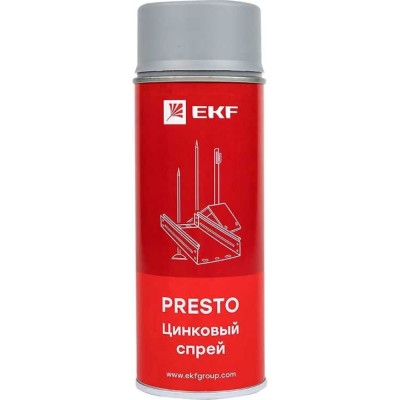 Спрей цинковый EKF Presto lp-zinc