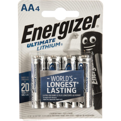 Батарейки Energizer Ultimate Lithium E91/AA 7638900262643