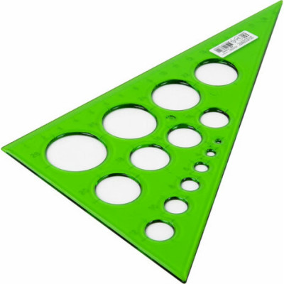 Тонированный пластиковый треугольник Пифагор 210793