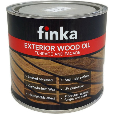 Масло для террас и фасадов Finka Exterior Wood Oil Walnut FO-22W
