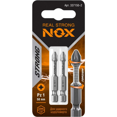 Торсионная бита NOX STRONG 337150-2