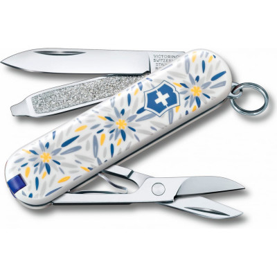Нож-брелок Victorinox Classic Alpine Edelweiss 0.6223.L2109
