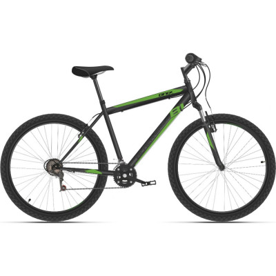 Велосипед Black One черный/зеленый/серый, размер рамы 20