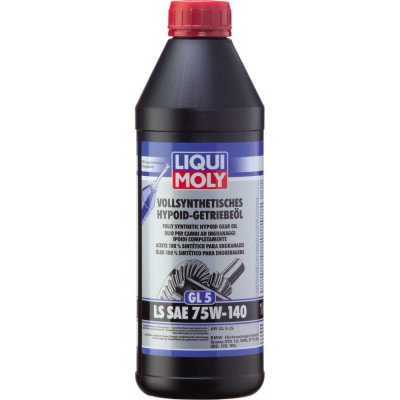 Синтетическое трансмиссионное масло LIQUI MOLY Vollsynth.Hypoid-Getrieb. LS 75W-140 GL-5 4421