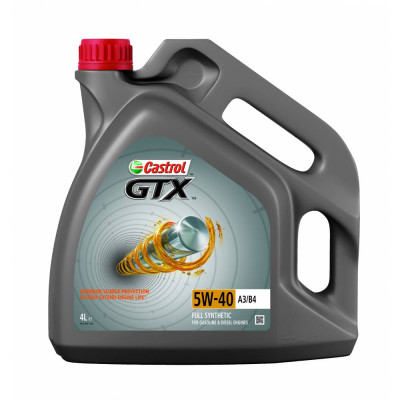 Синтетическое моторное масло Castrol GTX 5W40 А3/В4 15B9F5