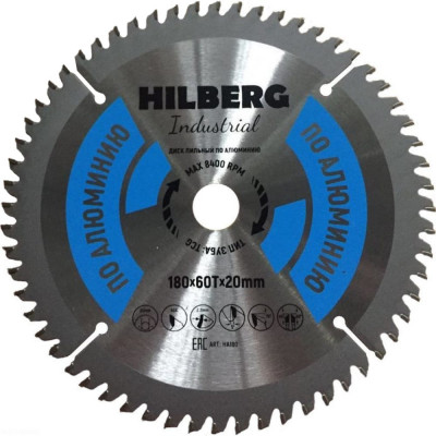 Пильный диск по алюминию Hilberg Hilberg Industrial HA180