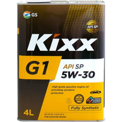 Синтетическое моторное масло KIXX G1 5W-30 API SP L215344TE1